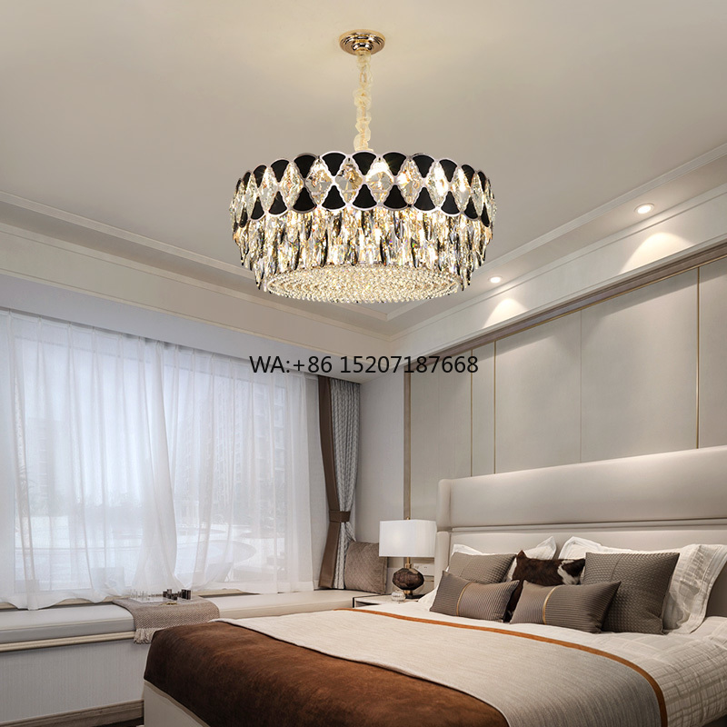Interior Design Remote - Moderne, luxuriöse, quadratische Ring-Pendelleuchte im nordischen