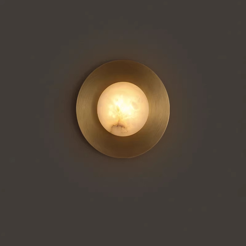 Interior Design Remote - Italienische Designer Luxuriöse Marmor-Wandleuchten für Restaurant/Flur