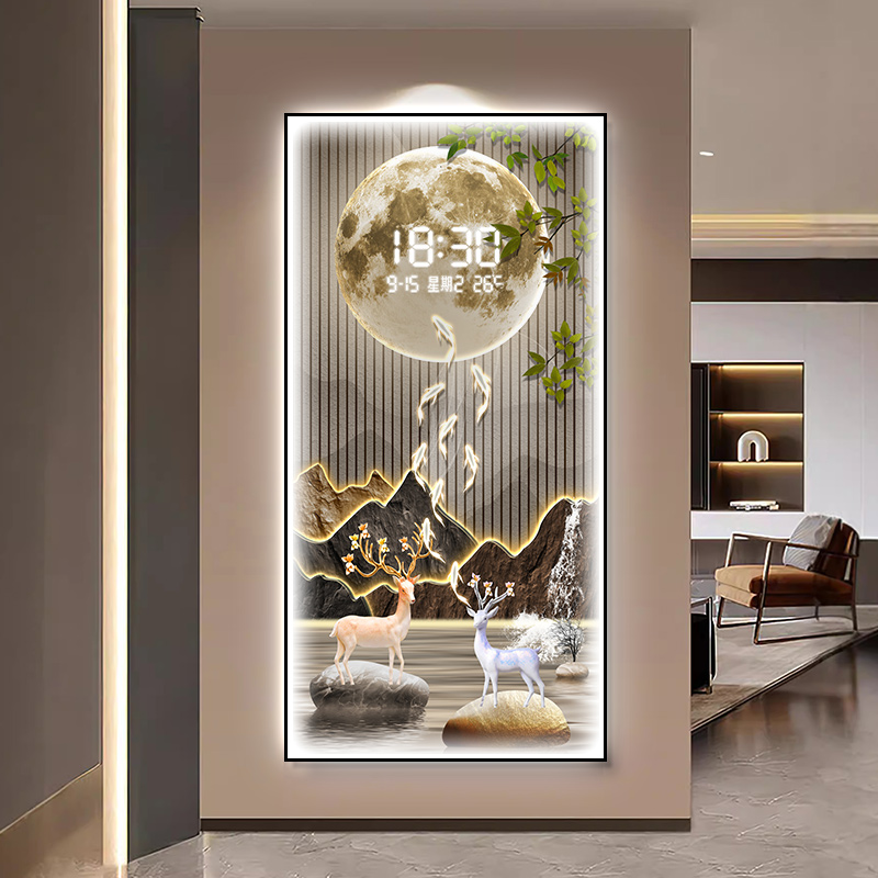 Interior Design Remote - Raumdekorationen Raumdesign Luxuswand Plug-in-Modell mit Licht