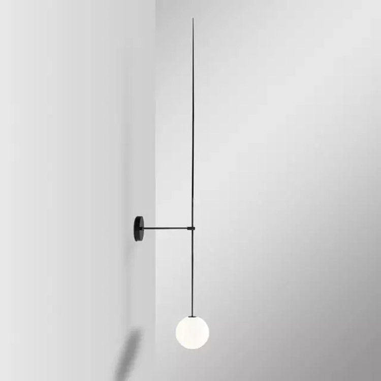 Interior Design Remote - Postmoderne Designer-Wandleuchten mit Langem Stab, LED-Wandlampen