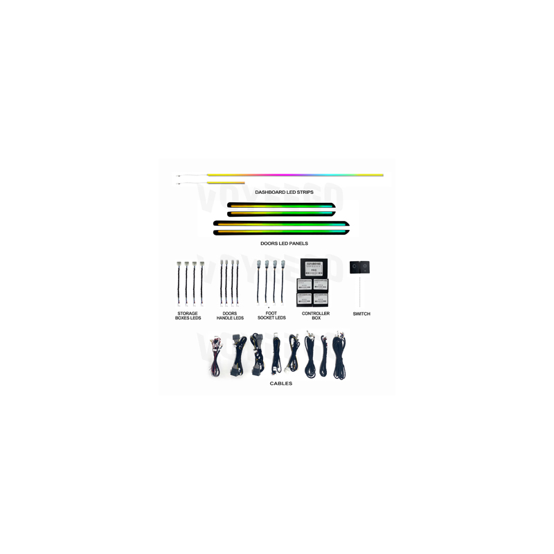 Automotive LED-Lichtleiste für – Interior Design Remote Bewertung und Preis