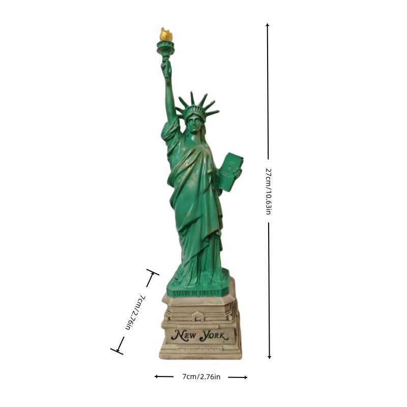 Freiheitsstatue aus Kunstharz, – Interior Design Apartment Bewertung und Preis