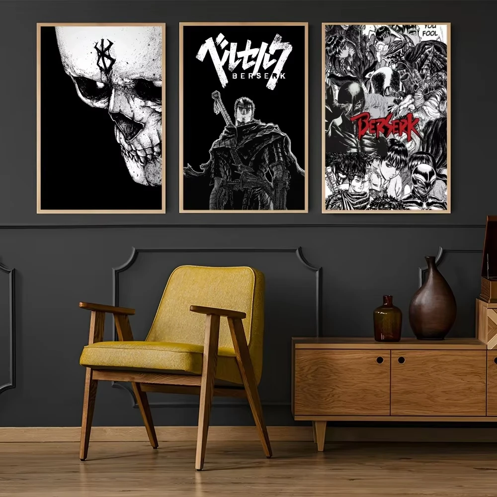 Anime B-berserk Poster, Papier – Interior Design Apartment Bewertung und Preis