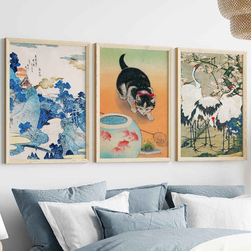 Japanische Katsushika Hokusai  – Interior Design Apartment Bewertung und Preis